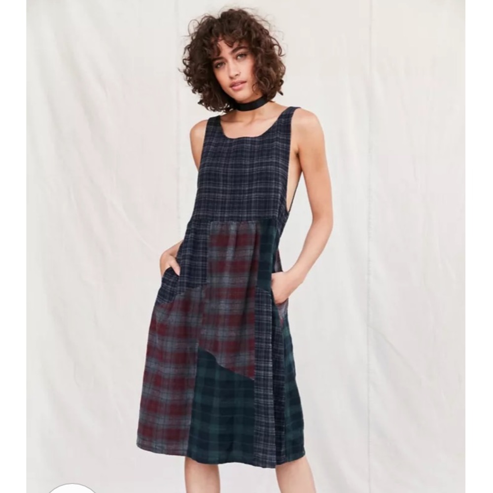 ISO: Urban Renewal Remade Plaid Flannel Midi Dress